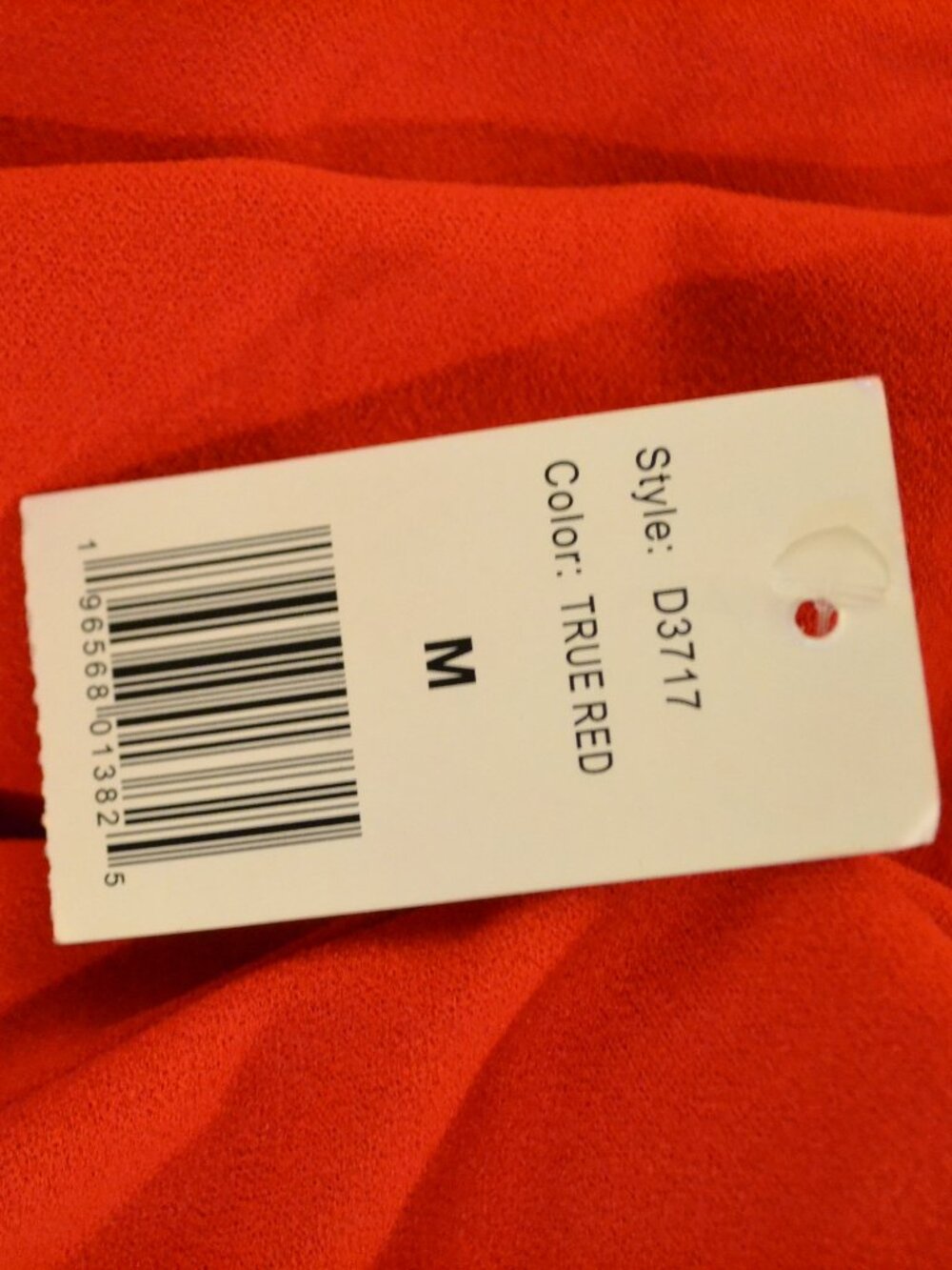NWT Alexia Admor Beautiful Red Faux Wrap Dress with Waist Sash, Size Medium - Picture 12 of 12
